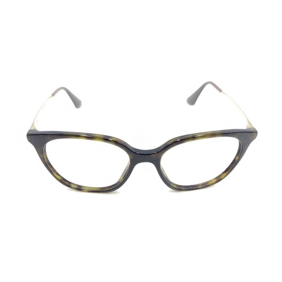 Prada VPR 11T 2AU-1O1 Tortoise Brown Gold Eyeglasses Frames 53-17 140 Italy - Picture 2 of 12